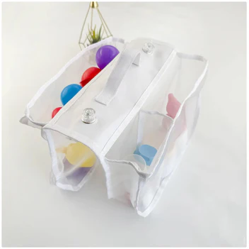 Bathroom Mesh Storage Organizer — Double-Layer Hanging Basket with Suction Cups