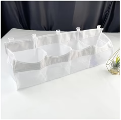 4-Compartment Mesh Toy Storage Bag